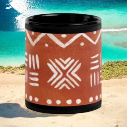 ETHNEEGIFTS Black Glossy ETHNEEK Mug
