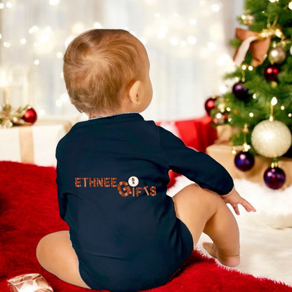 ETHNEEGIFTS Baby Long Sleeve Bodysuit HO HO HO