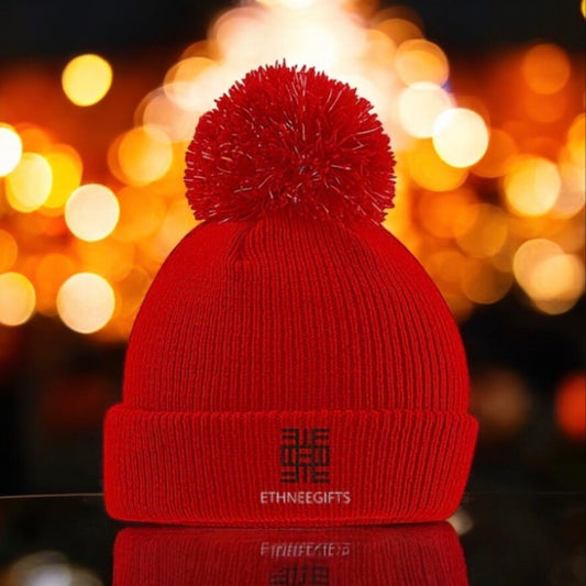 ETHNEEGIFTS Junior Beanie Adinkra Knowledge