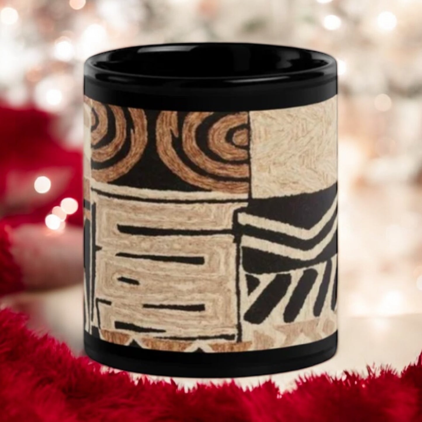 ETHNEEGIFTS Black Glossy ETHNEEK Mug