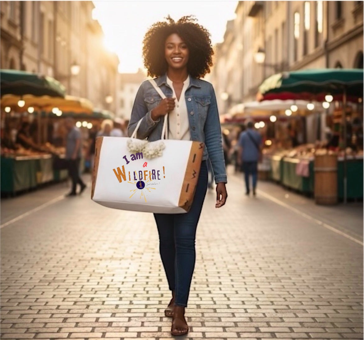The I Am a Wildfire Weekend Bag - ETHNEEGIFTS
