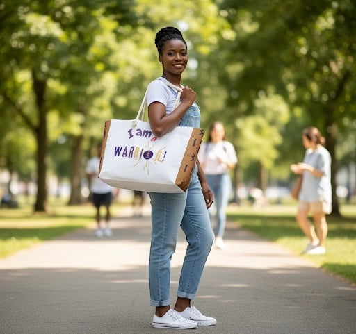 The I Am a Warrior Weekend Bag - ETHNEEGIFTS