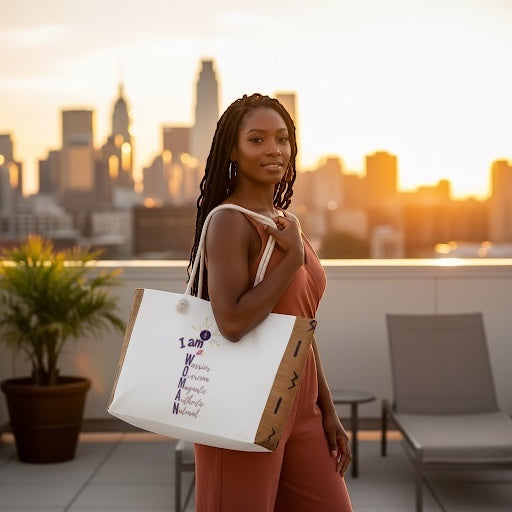 The I Am a Woman Weekend Bag - ETHNEEGIFTS
