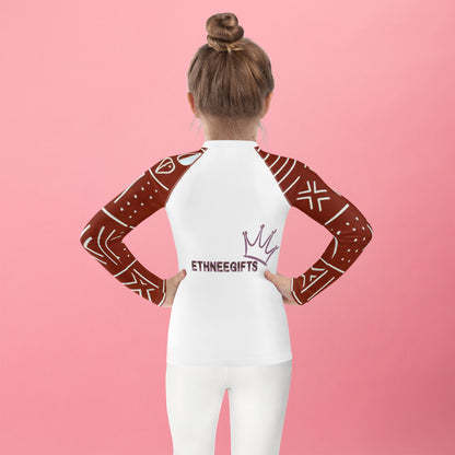 ETHNEEGIFTS Kids Rash Guard