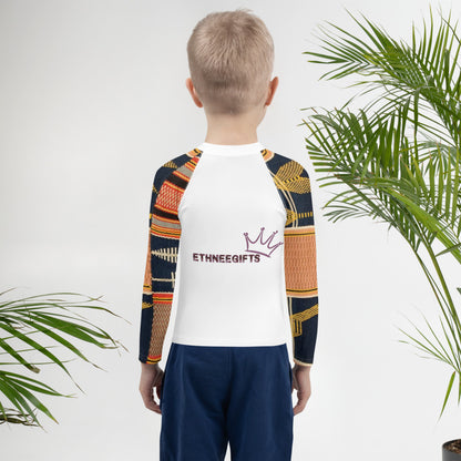 ETHNEEGIFTS Kids Rash Guard