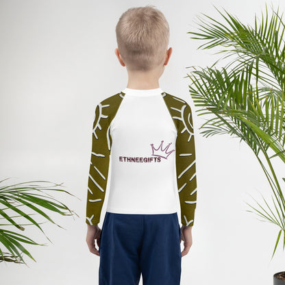 ETHNEEGIFTS Kids Rash Guard