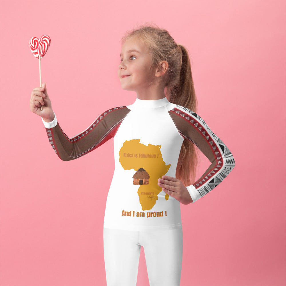 ETHNEEGIFTS Kids Rash Guard