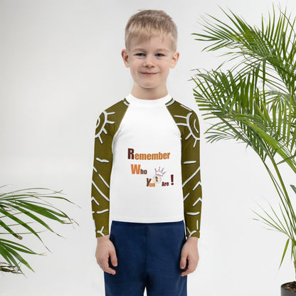 ETHNEEGIFTS Kids Rash Guard