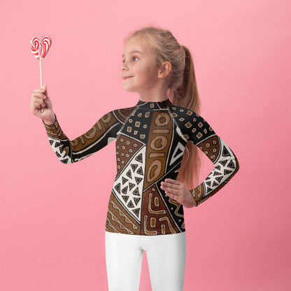 ETHNEEGIFTS Kids Rash Guard