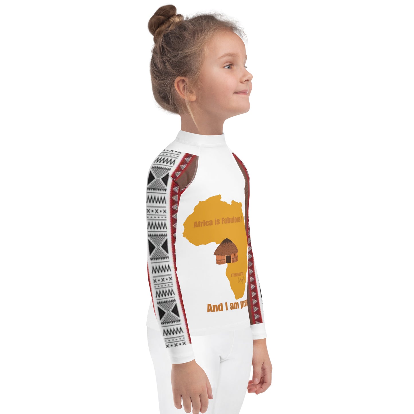 ETHNEEGIFTS Kids Rash Guard