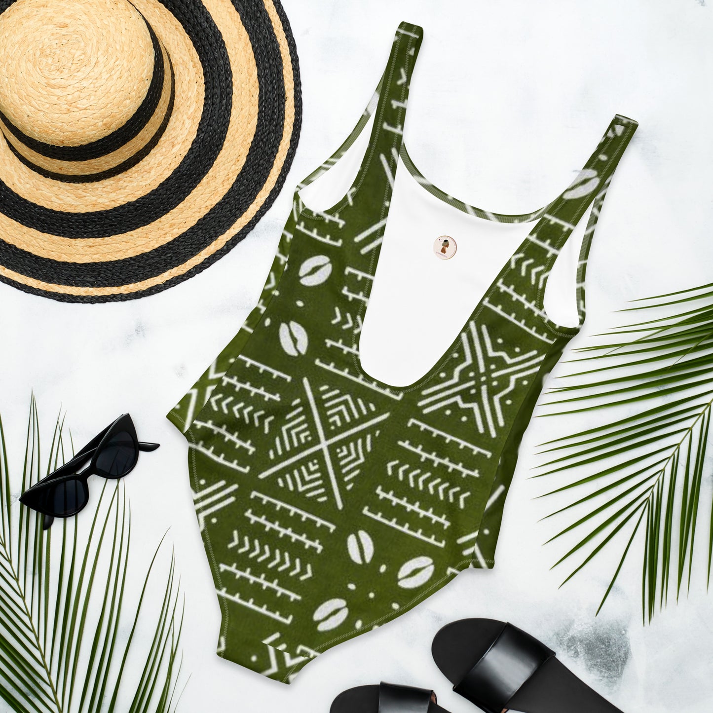 One-Piece Swimsuit African design