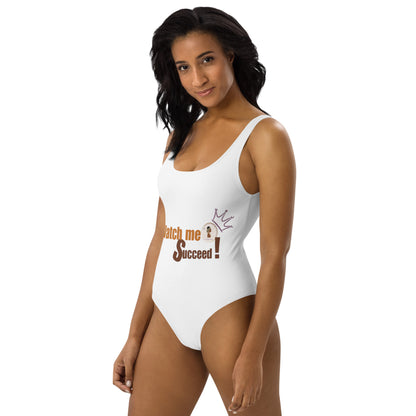 One-Piece Swimsuit WATCH ME SUCCEED