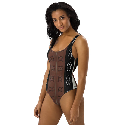 One-Piece Swimsuit African design