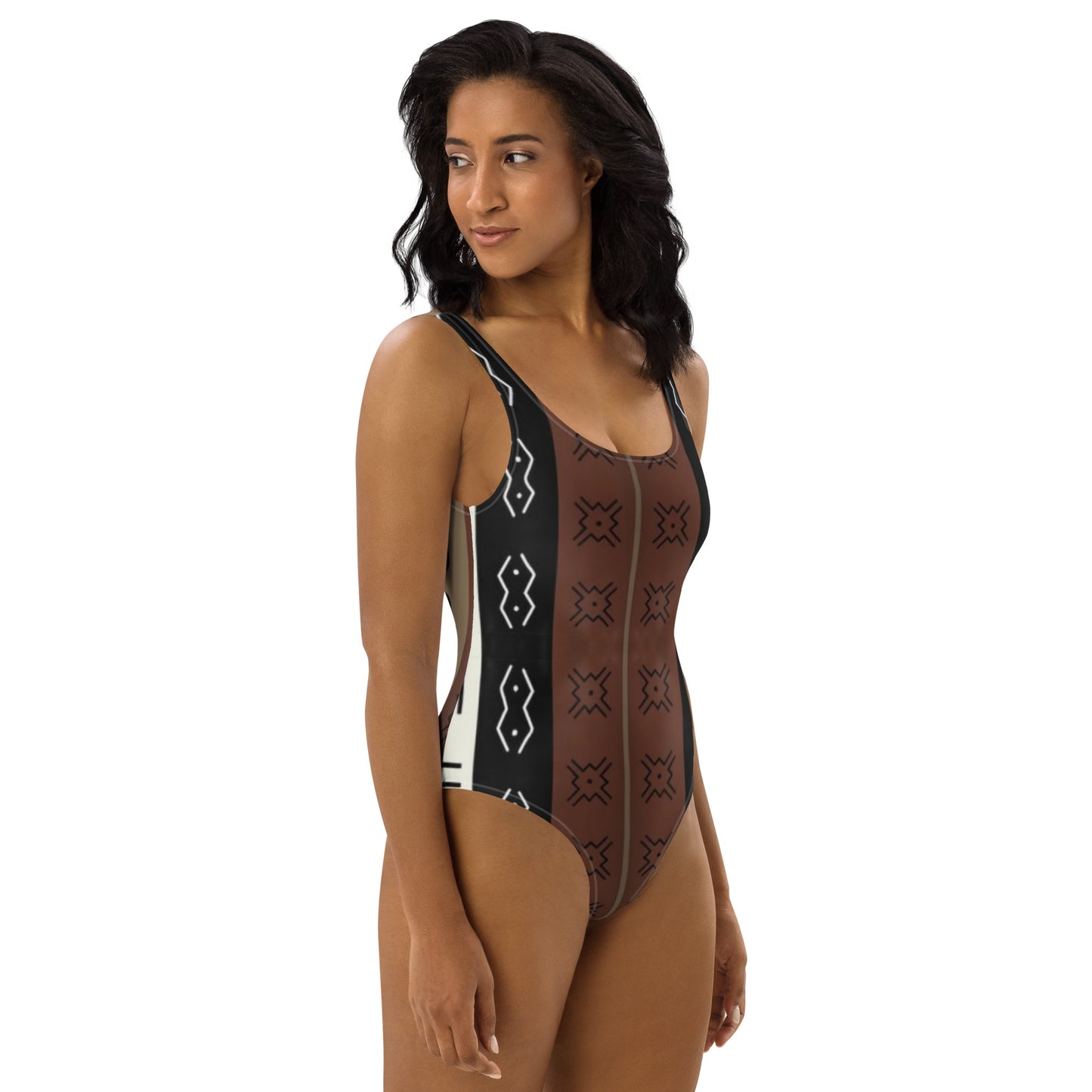 One-Piece Swimsuit African design