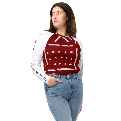 ETHNEEGIFTS long-sleeve crop top