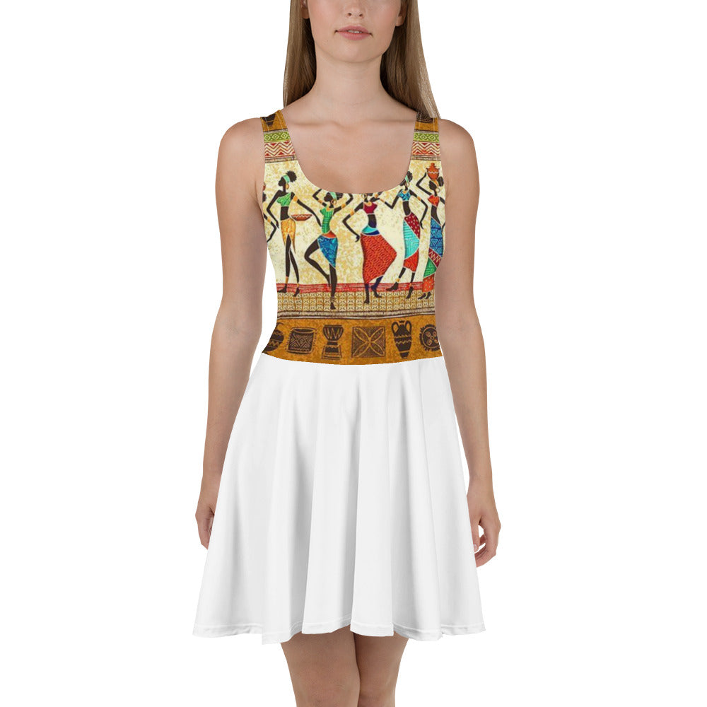 Skater dress African design