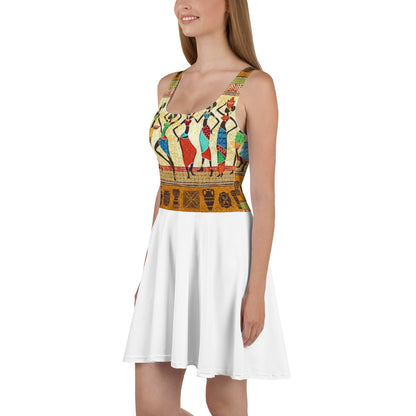 Skater dress African design