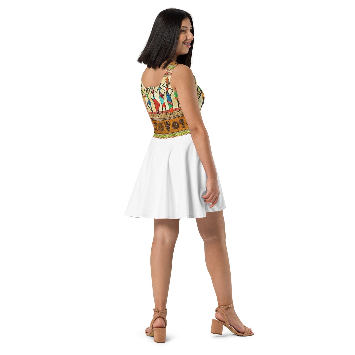 Skater dress African design