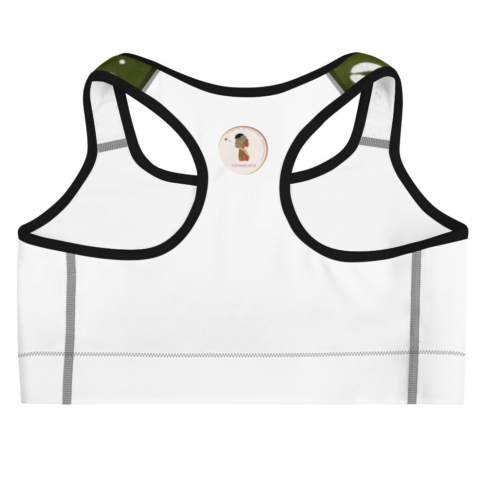 Sports bra I AM BORN WARRIOR