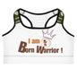 Sports bra I AM BORN WARRIOR