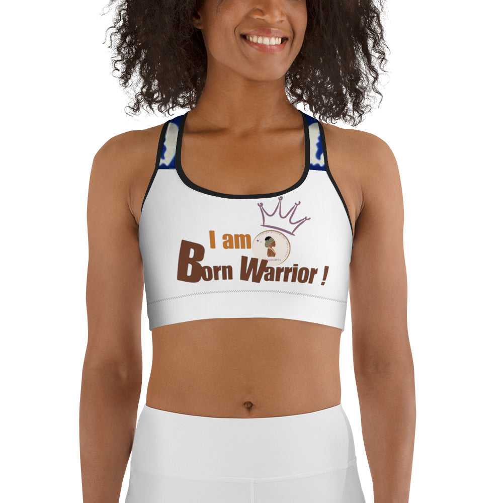 Sports bra I AM BORN WARRIOR