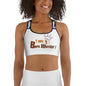 Sports bra I AM BORN WARRIOR