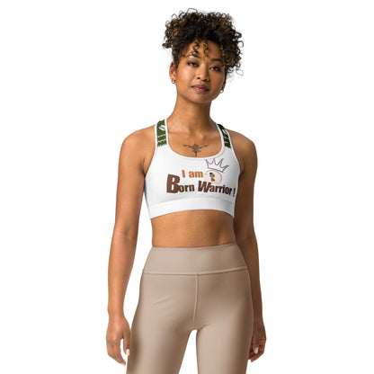 Sports bra I AM BORN WARRIOR