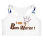 Sports bra I AM BORN WARRIOR