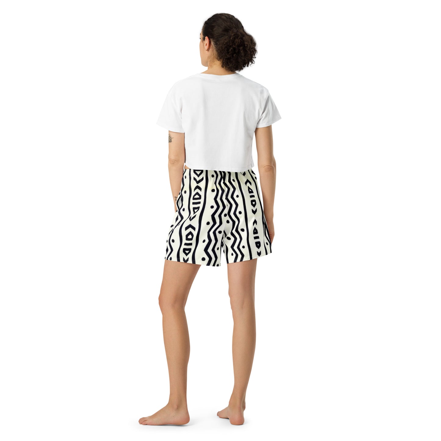 Athletic Long Shorts unisex African design