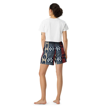 Athletic Long Shorts unisex African design