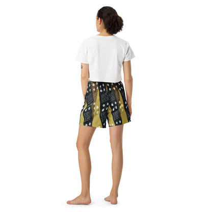 Athletic Long Shorts unisex African design