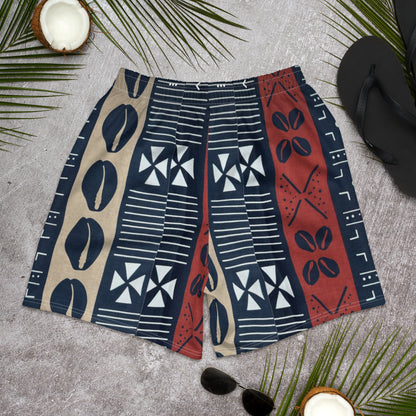 Athletic Long Shorts unisex African design