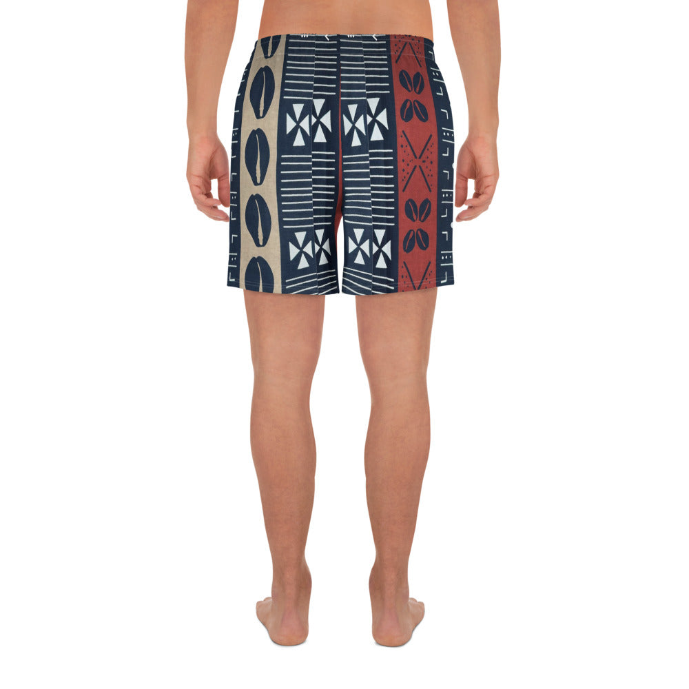 Athletic Long Shorts unisex African design