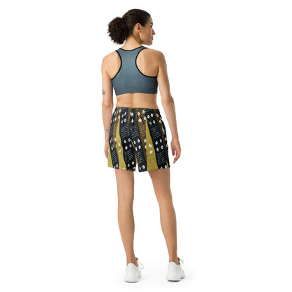 Athletic Long Shorts unisex African design