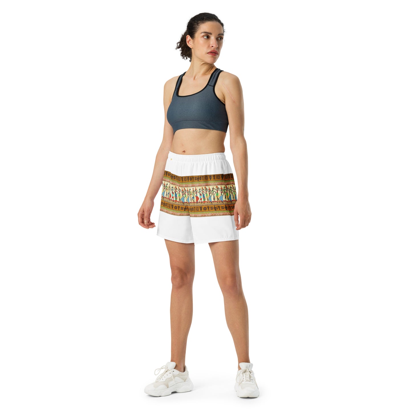 Athletic Long Shorts unisex African design