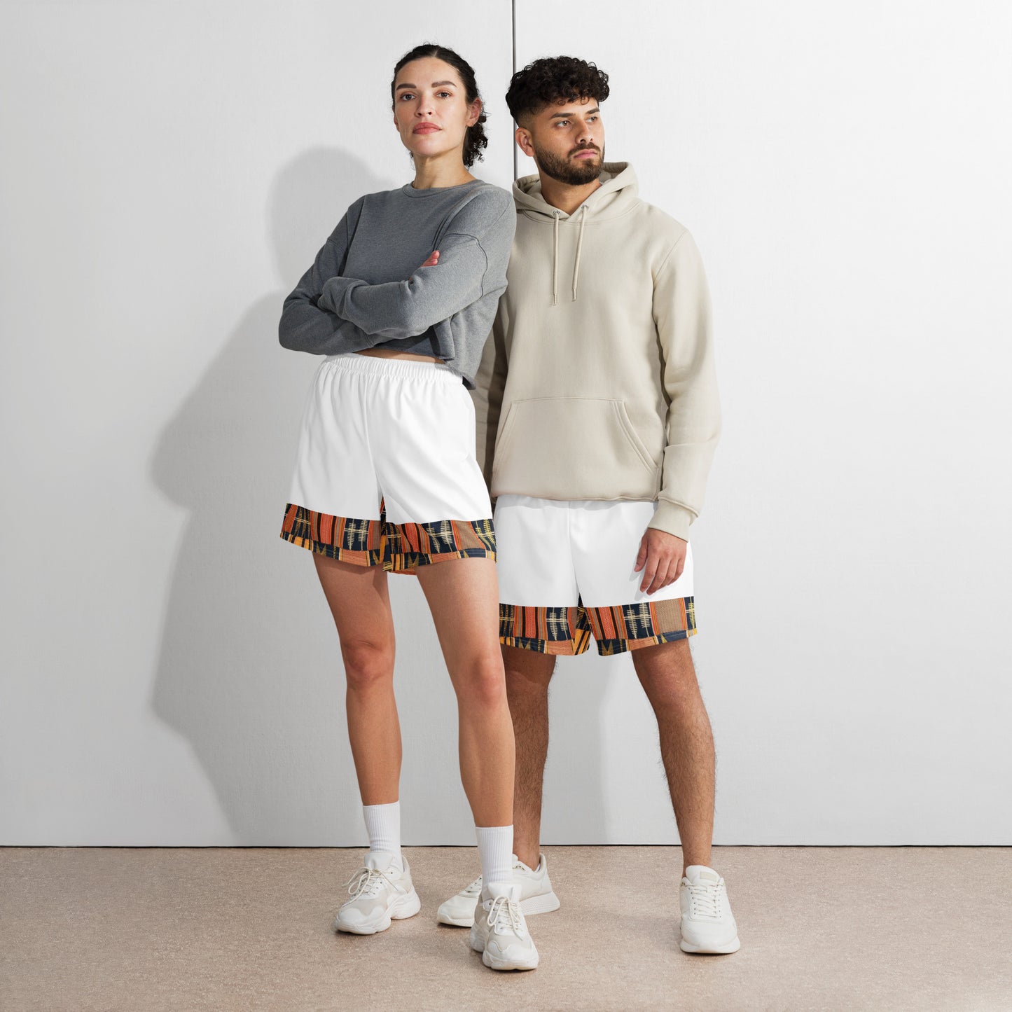 Athletic Long Shorts unisex African design