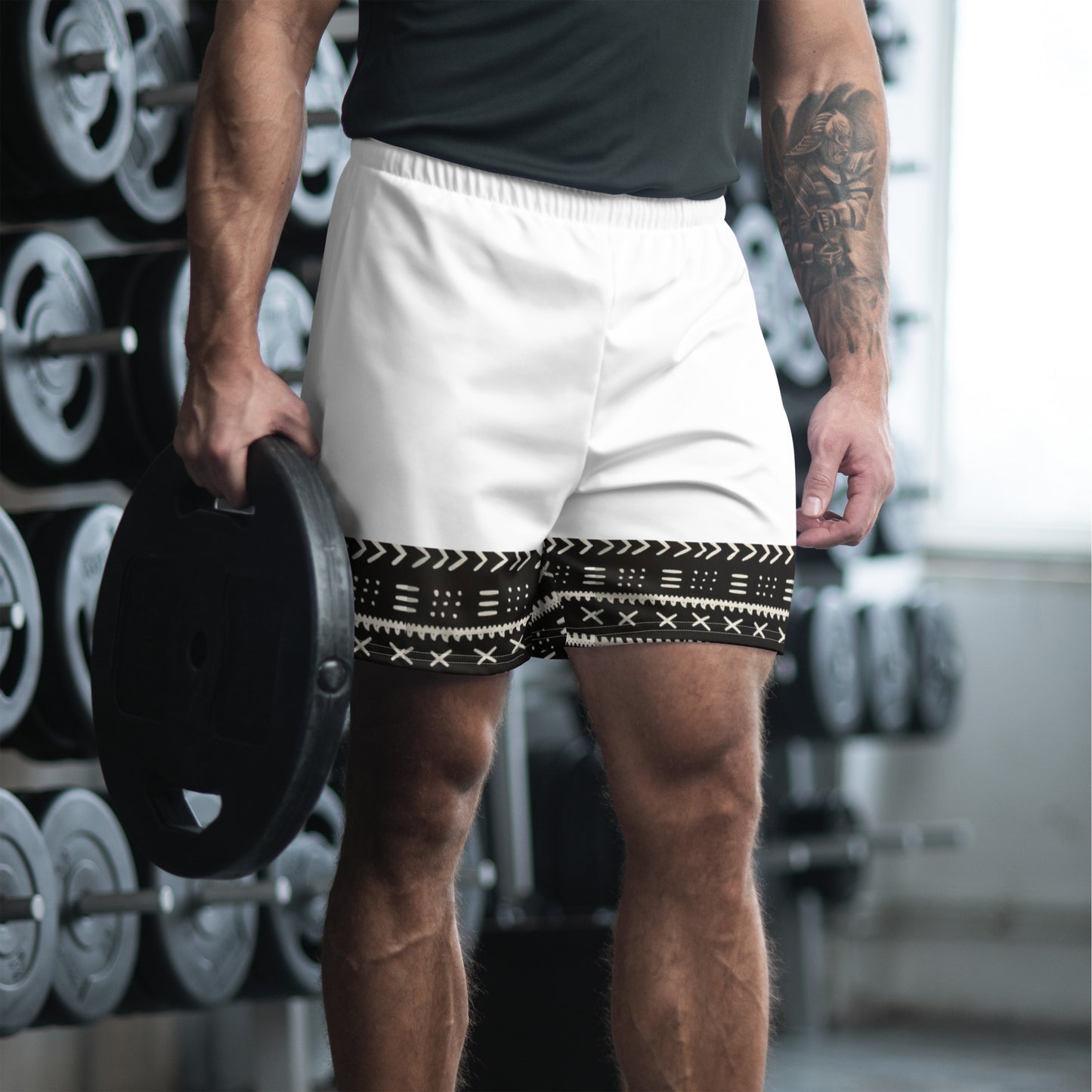 Athletic Long Shorts unisex African design