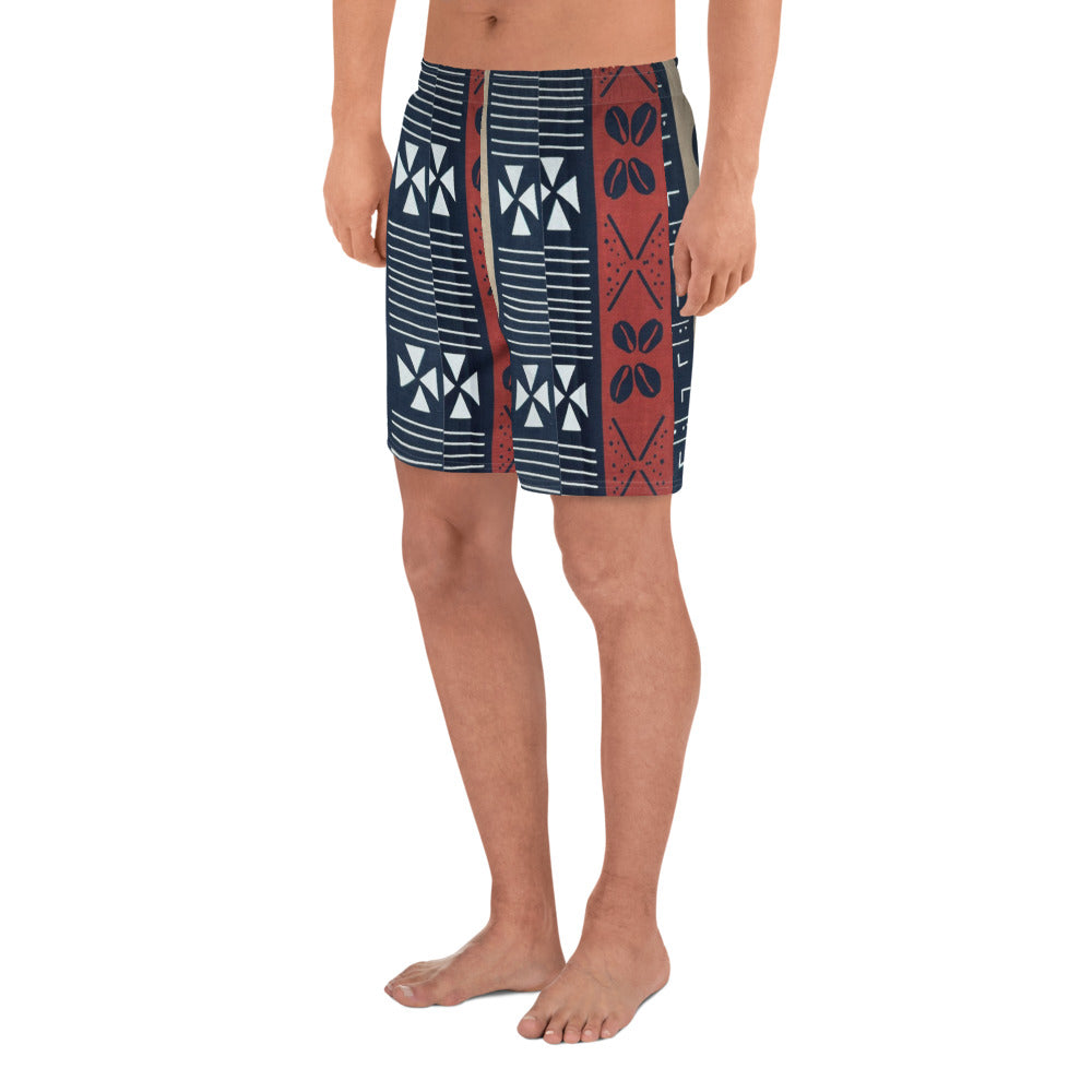 Athletic Long Shorts unisex African design