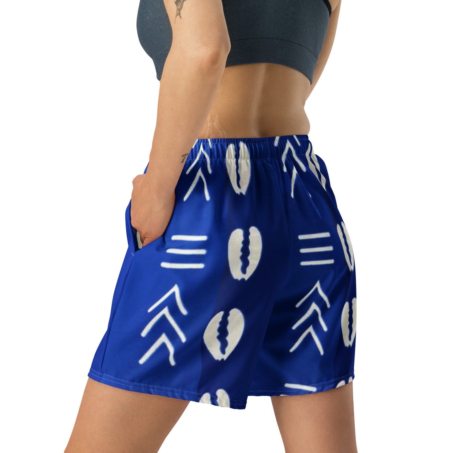 Athletic Long Shorts unisex African design