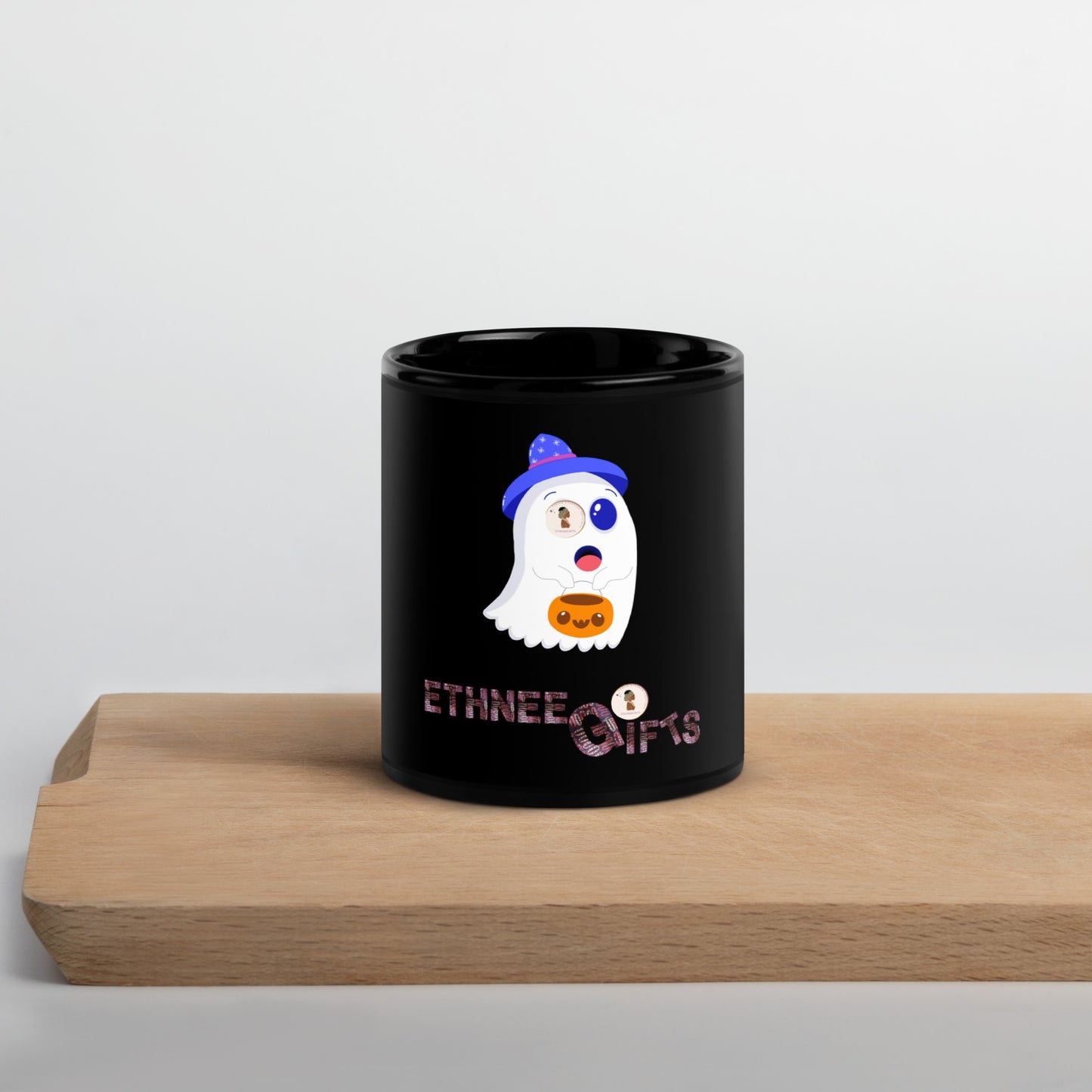 Black Glossy Mug GHOST