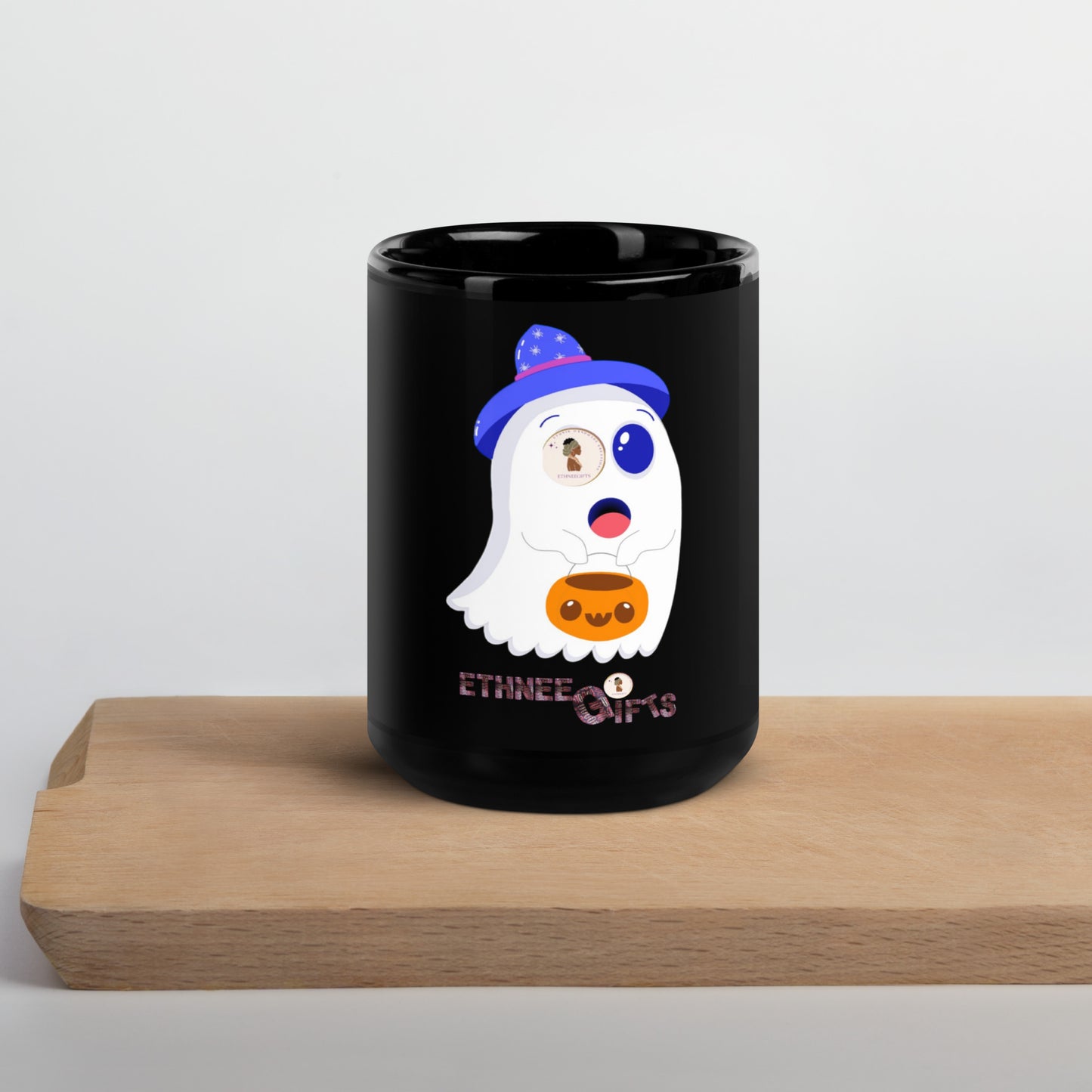 Black Glossy Mug GHOST