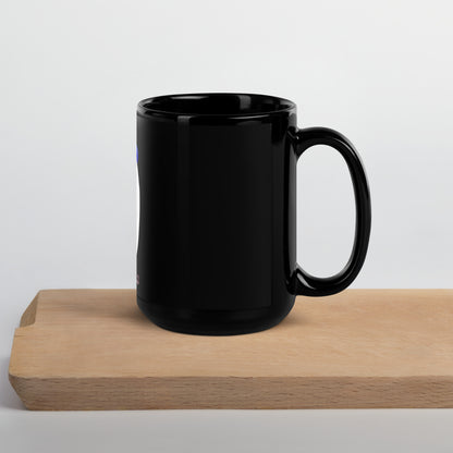 Black Glossy Mug GHOST