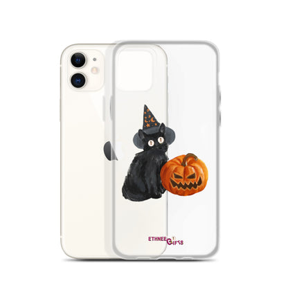 Phone Case for iPhone® BLACK CAT PUMPKIN