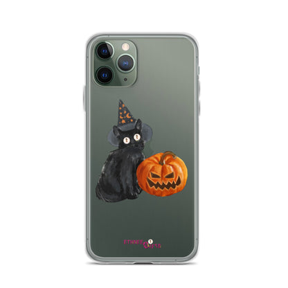 Phone Case for iPhone® BLACK CAT PUMPKIN