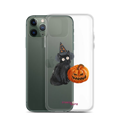 Phone Case for iPhone® BLACK CAT PUMPKIN