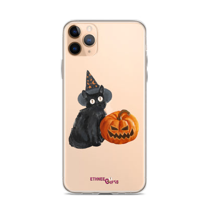 Phone Case for iPhone® BLACK CAT PUMPKIN