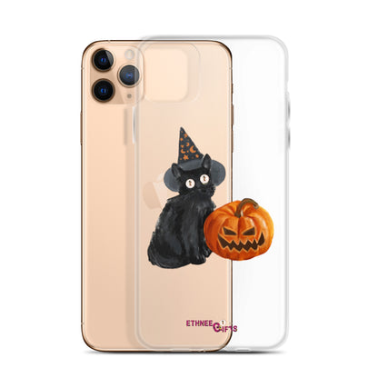 Phone Case for iPhone® BLACK CAT PUMPKIN