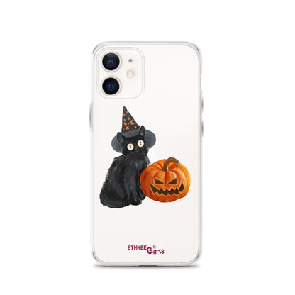 Phone Case for iPhone® BLACK CAT PUMPKIN