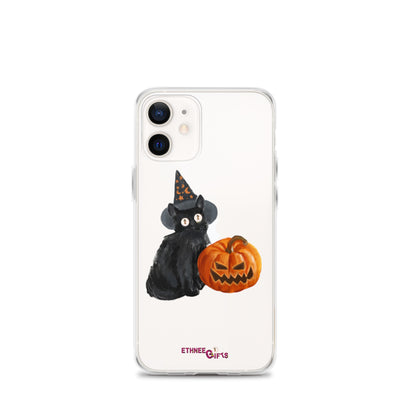 Phone Case for iPhone® BLACK CAT PUMPKIN