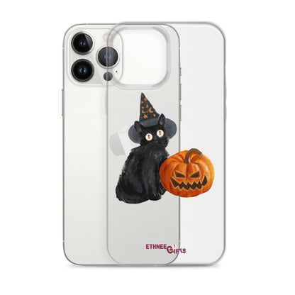 Phone Case for iPhone® BLACK CAT PUMPKIN